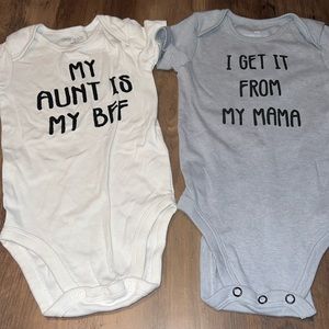 Okie Dokie graphic Bodysuit bundle size 12 months